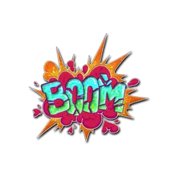 Sticker | Go Boom (Glitter)