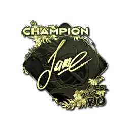 Sticker | Jame (Gold, Champion) | Rio 2022