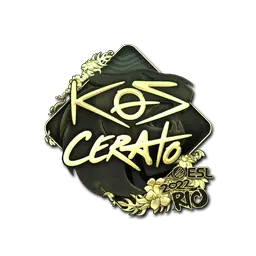 Sticker | KSCERATO (Gold) | Rio 2022