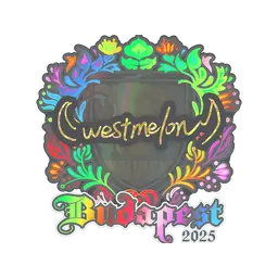 Sticker | westmelon (Holo) | Budapest 2025