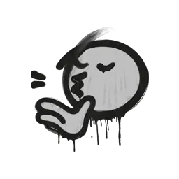 Sealed Graffiti | Chef Kiss (Shark White)