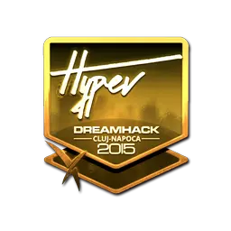 Sticker | Hyper (Gold) | Cluj-Napoca 2015