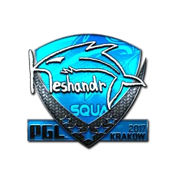 Sticker | keshandr (Foil) | Krakow 2017