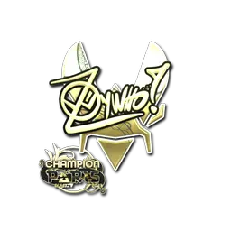 Sticker | ZywOo (Gold, Champion) | Paris 2023