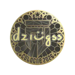 Sticker | dziugss (Gold) | Cologne 2026