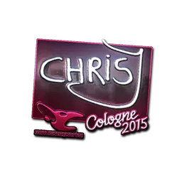 Sticker | chrisJ (Foil) | Cologne 2015