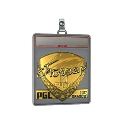 Sticker Slab | chopper (Gold) | Krakow 2017