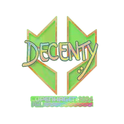 Sticker | decenty (Holo) | Copenhagen 2024