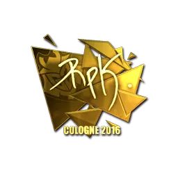 Sticker | RpK (Gold) | Cologne 2016