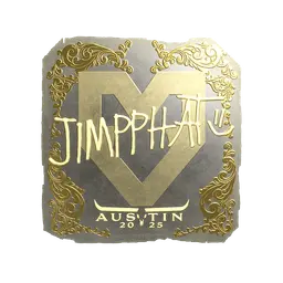 Sticker | Jimpphat (Gold) | Austin 2025