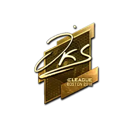 Sticker | jks (Gold) | Boston 2018