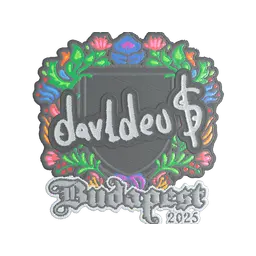 Sticker | dav1deuS (Embroidered) | Budapest 2025
