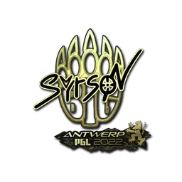 Sticker | syrsoN (Gold) | Antwerp 2022
