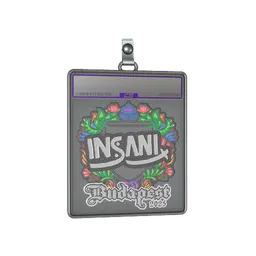 Sticker Slab | insani (Embroidered) | Budapest 2025