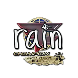 Sticker | rain (Champion) | Antwerp 2022