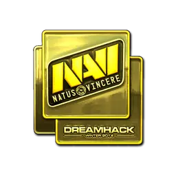 Sticker | Natus Vincere (Gold) | DreamHack 2014
