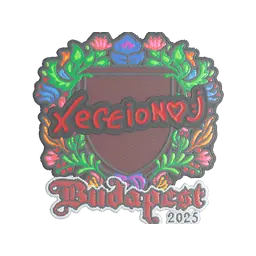 Sticker | xertioN (Embroidered) | Budapest 2025