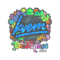 Sticker | Kvem (Holo) | Budapest 2025