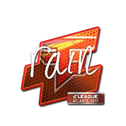 Sticker | rain (Foil) | Atlanta 2017