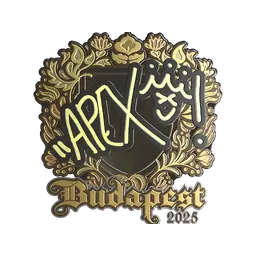 Sticker | apEX (Gold) | Budapest 2025