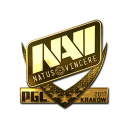 Sticker | Natus Vincere (Gold) | Krakow 2017