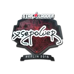 Sticker | xsepower (Foil) | Berlin 2019