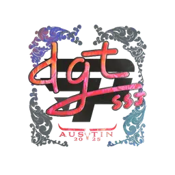 Sticker | dgt (Holo) | Austin 2025