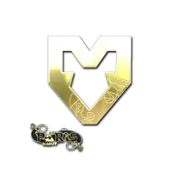 Sticker | MOUZ (Gold) | Paris 2023