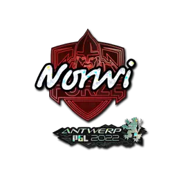 Sticker | Norwi (Glitter) | Antwerp 2022