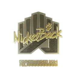 Sticker | NickelBack (Gold) | Copenhagen 2024