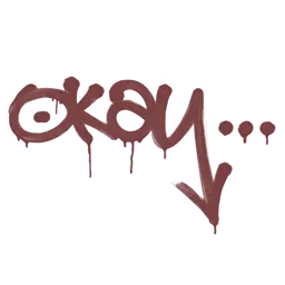 Sealed Graffiti | Okay (Brick Red)