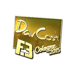Sticker | DavCost (Gold) | Cologne 2015