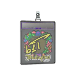 Sticker Slab | b1t (Embroidered) | Budapest 2025