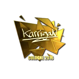Sticker | karrigan (Gold) | Cologne 2016