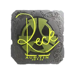Sticker | reck (Foil) | Austin 2025