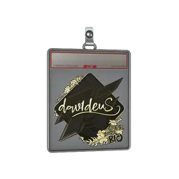 Sticker Slab | dav1deuS (Gold) | Rio 2022