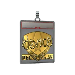Sticker Slab | device (Gold) | Krakow 2017