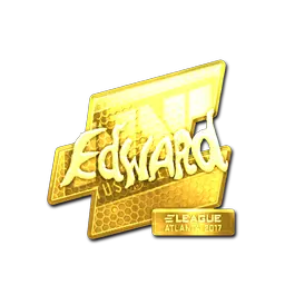 Sticker | Edward (Gold) | Atlanta 2017