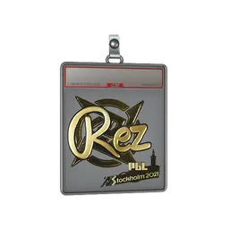Sticker Slab | REZ (Gold) | Stockholm 2021