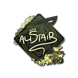 Sticker | aliStair (Gold) | Rio 2022