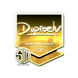 Sticker | dupreeh (Gold) | Cluj-Napoca 2015