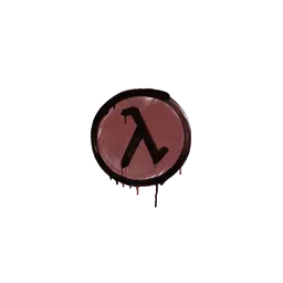 Sealed Graffiti | Lambda (Brick Red)