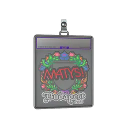 Sticker Slab | MATYS (Embroidered) | Budapest 2025