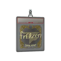 Sticker Slab | frozen (Gold) | Austin 2025