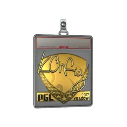 Sticker Slab | k0nfig (Gold) | Krakow 2017