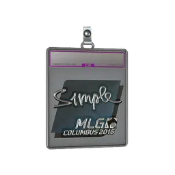 Sticker Slab | s1mple (Foil) | MLG Columbus 2016