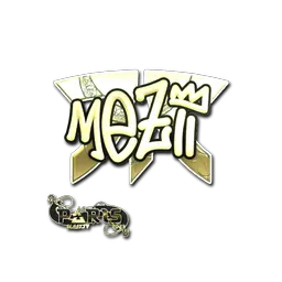 Sticker | mezii (Gold) | Paris 2023