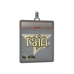 Sticker Slab | rain (Gold) | Paris 2023