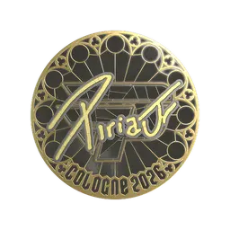 Sticker | piriajr (Gold) | Cologne 2026