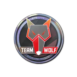 Sticker | MTS GameGod Wolf (Holo) | Cologne 2014